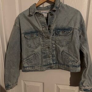 Old Navy Blue Cropped Jean Jacket
